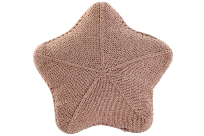 Hand-knitted Star Shape Cushion
