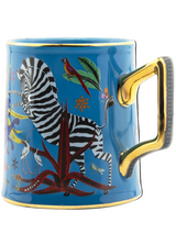 Jungle Ceramic mug Blue