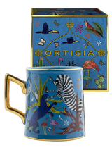 Jungle Ceramic mug Blue