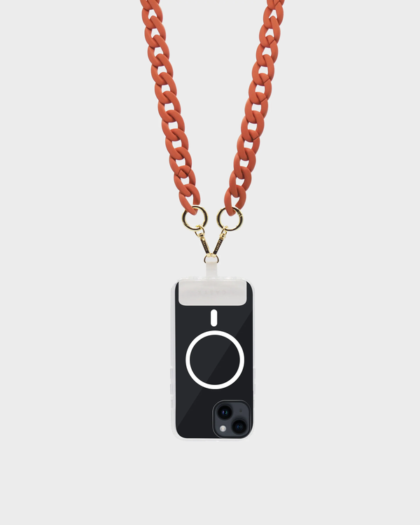 Mobile Phone Chain - Terracotta