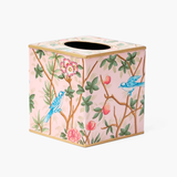 Tissue Box - Chinoiserie, Pink