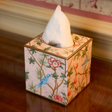 Tissue Box - Chinoiserie, Pink