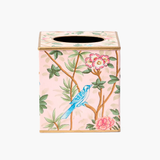 Tissue Box - Chinoiserie, Pink