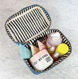 Makeup & Toiletry Bag - Denim