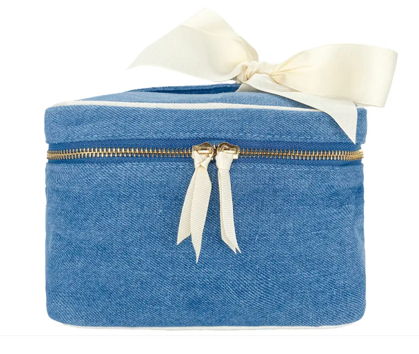 Makeup & Toiletry Bag - Denim