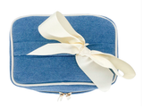 Makeup & Toiletry Bag - Denim