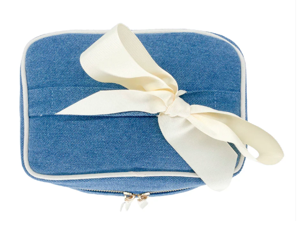 Makeup & Toiletry Bag - Denim