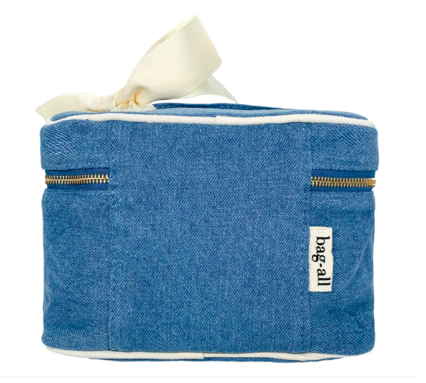 Makeup & Toiletry Bag - Denim