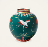 Bubble Vase - Spirit Stork in Porcelain