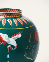 Bubble Vase - Spirit Stork in Porcelain