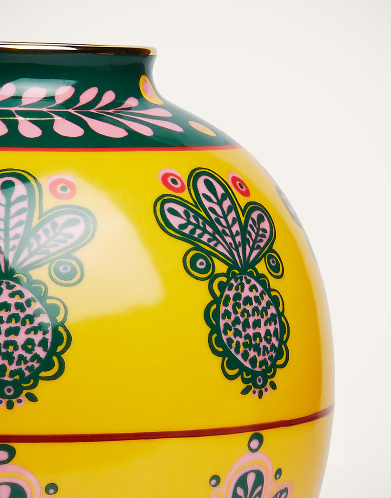 Bubble Vase - Yellow Pineapple by La DoubleJ