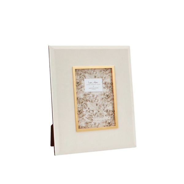 Velvet Photo Frame - Cream