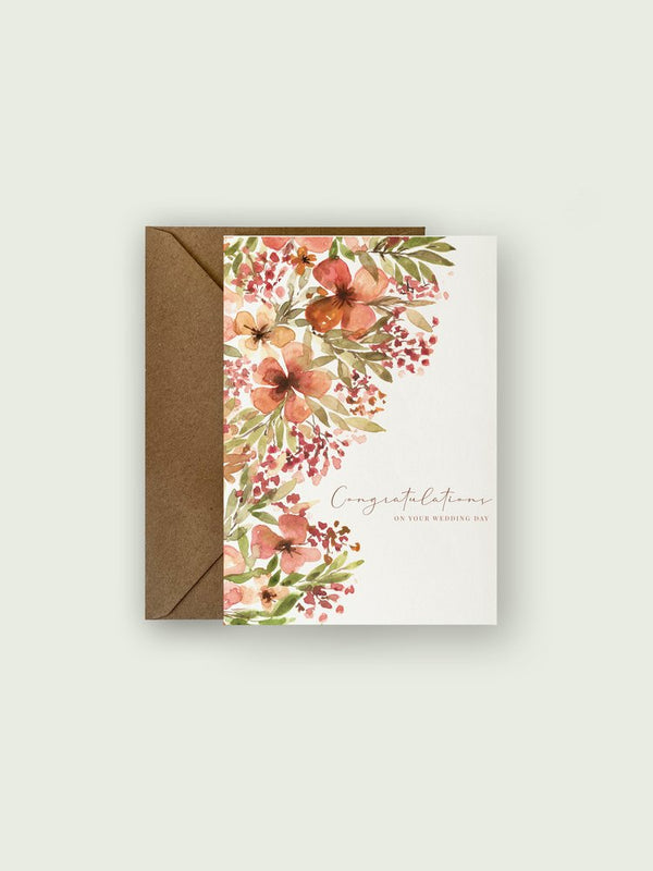 WEDDING CARD | AUTUMN BLOOM english