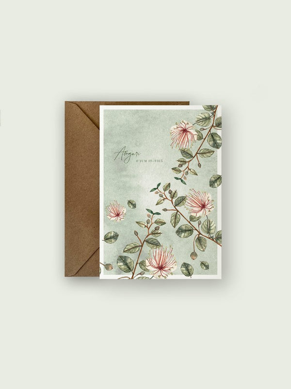 WEDDING CARD | CAPER BLOSSOM maltese