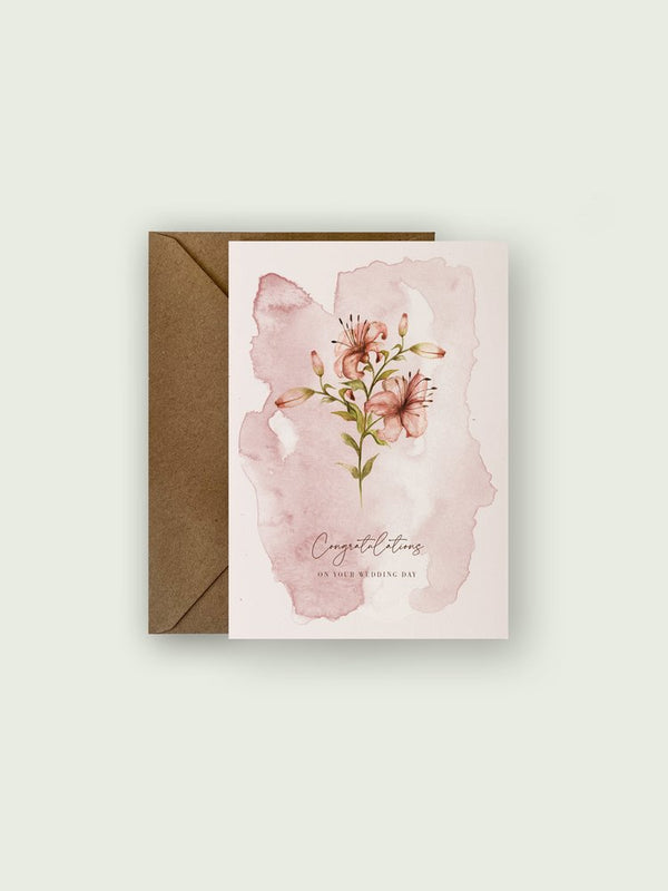 WEDDING CARD | LILY BUNCH english