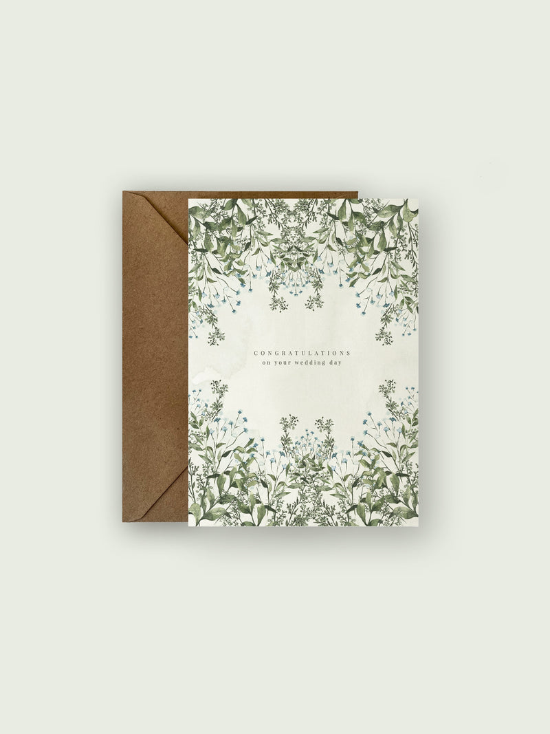 k.arti Wedding Card - Eucalyptus