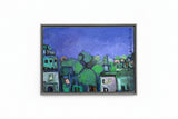 Painting; Dream Village by Johanna Barthet