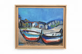 Painting; Luzzu by Johanna Barthet