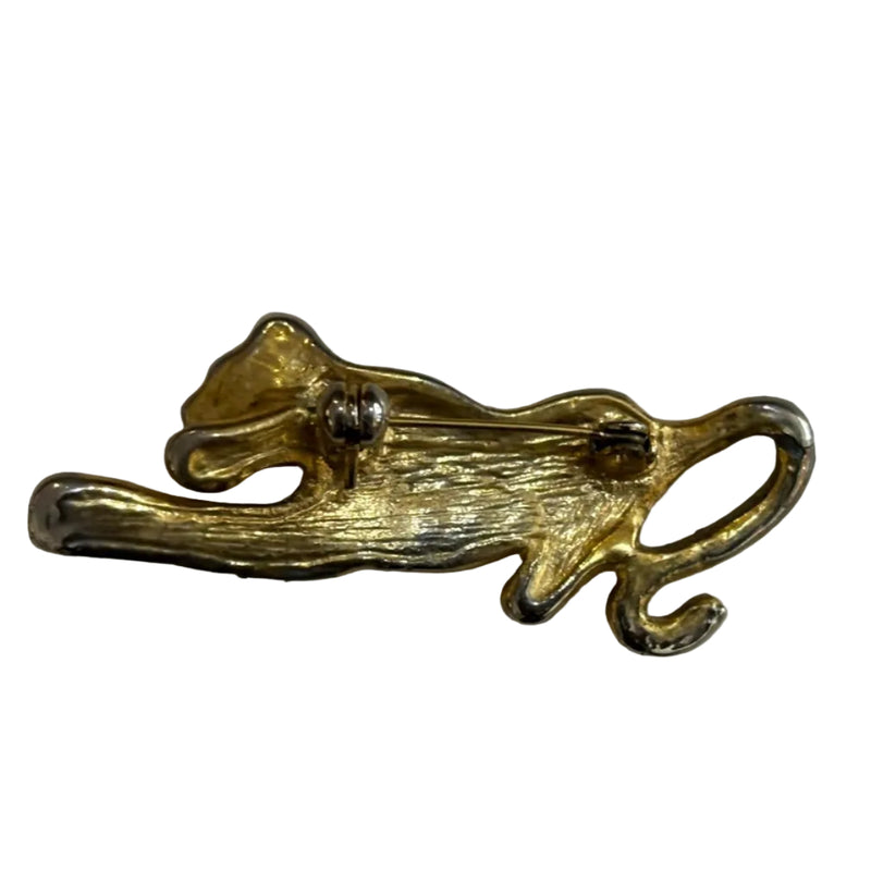 Vintage Leopard Broach