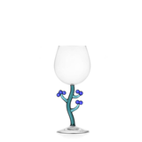Wine Glass with Blueberries - Botanica Collection