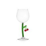 Wine Glass with Cherry - Botanica Collection