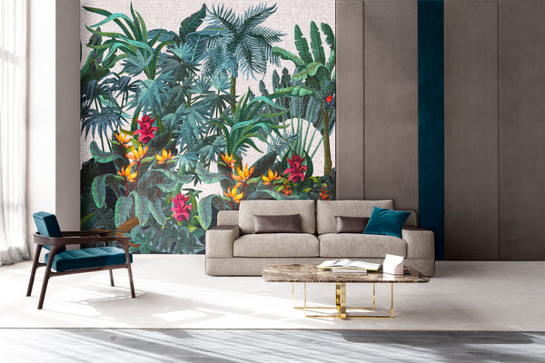 Trussardi Casa Tropical Collection; Forest Decorative Panel