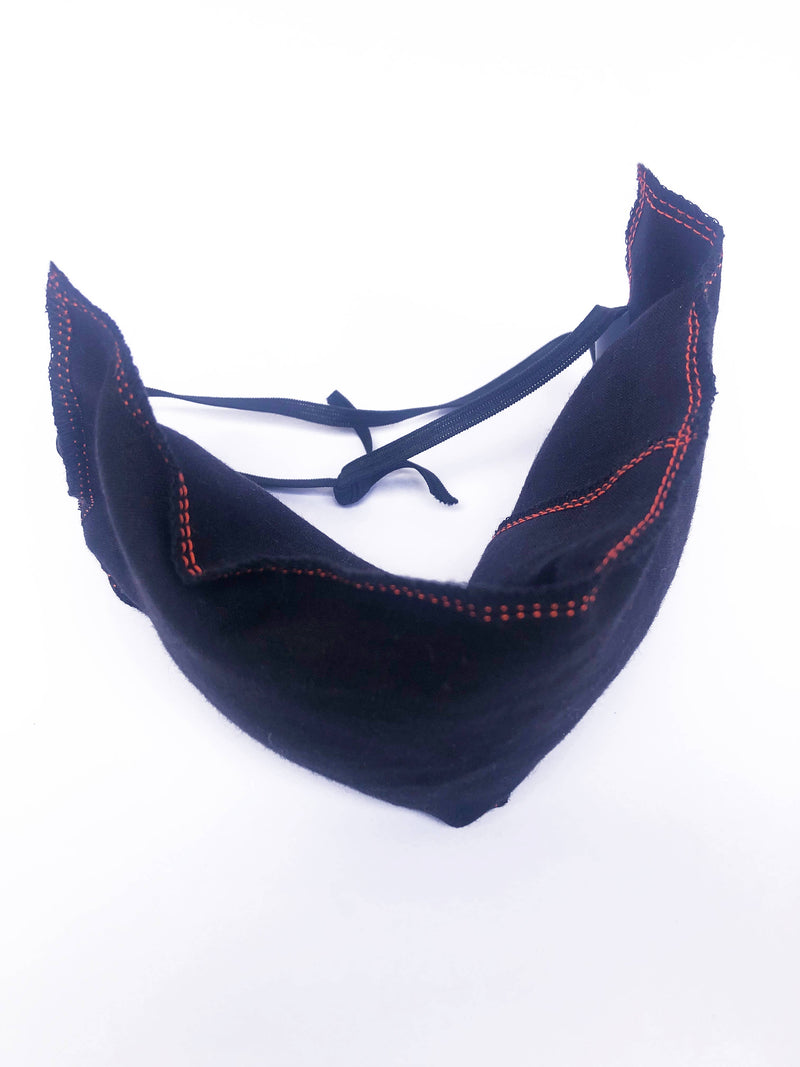 Eye Pillow with Flax Seeds/Lavender - Black