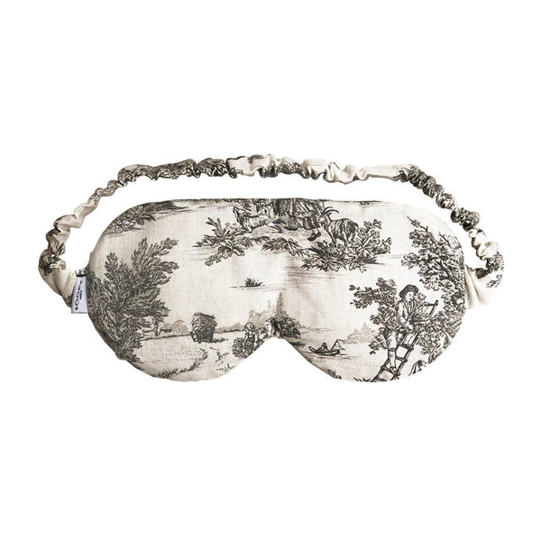 Hot & Cold Eye Mask with Flax/Lavender Seeds - Grey