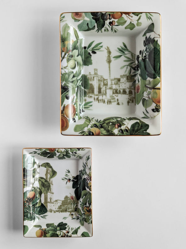 Vide Poche in Porcelain - Apulia, S