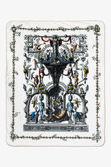 Velvet Plaid/throw with Ancient Grotesque - by Vito Nesta Grand Tour