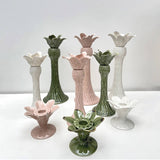 Palm tree candle holder - Pink