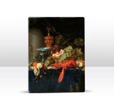 Artwork on wooden support - Still Life with a Gold Cup