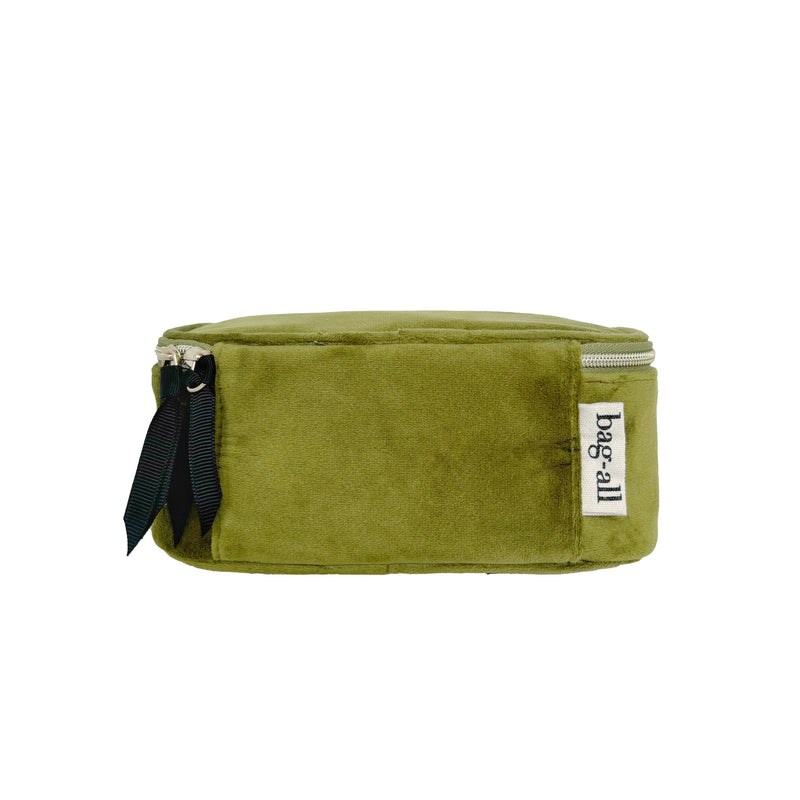 Cosmetics & Trinket Bag – Eco Velvet – Green S