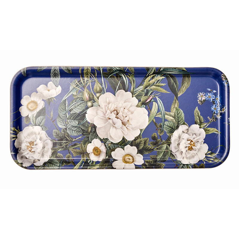 Tray; Blue Flower Garden JL