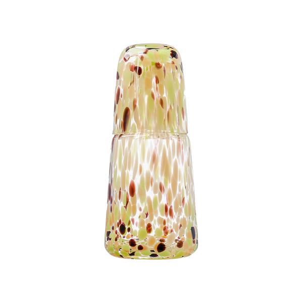 Brown speckled night service