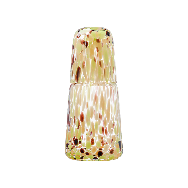 Brown speckled night service