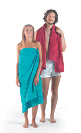 Trussardi: Red Beach Towel 95x180