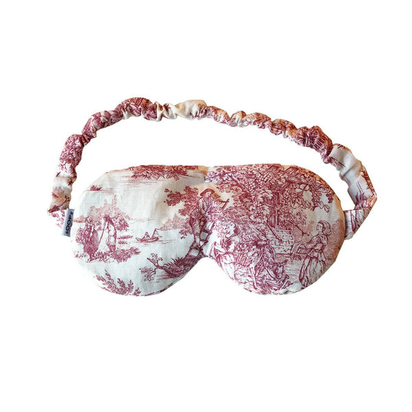 Hot & Cold Eye Mask with Flax/Lavender Seeds - Red
