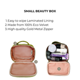 Cosmetics & Trinket Bag – Eco Velvet – Green S