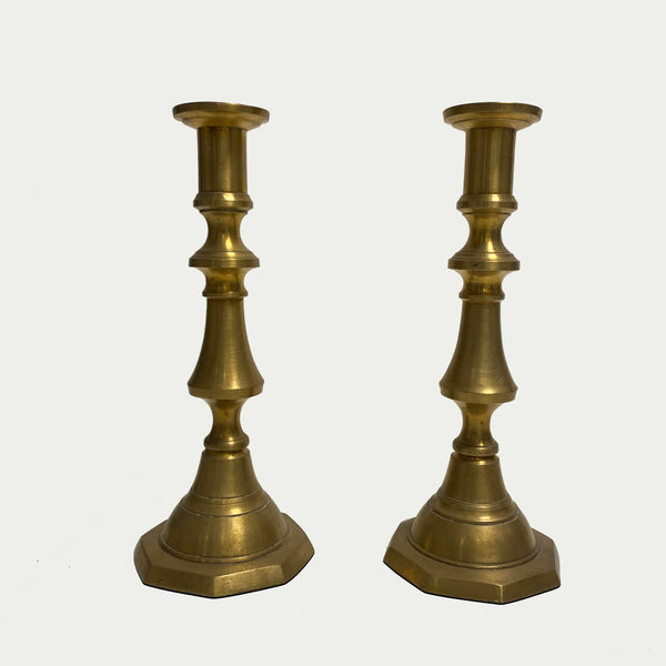 Brass Candle Holders (set of 2) - Vintage Collection