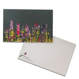 Garden CARD, FLAT CARD with watercolor painting print