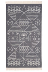 Beach Towel - Tinos Grey