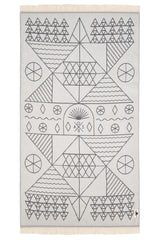 Beach Towel - Tinos Grey