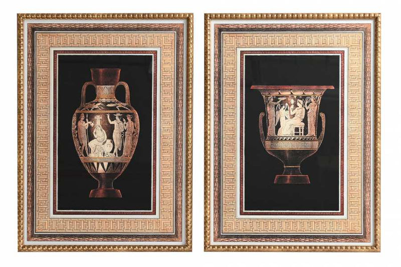 Greek Jars Wall Art (set of 2)
