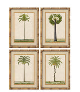 Palm Tree Wall Art with a Bamboo Frame - 1