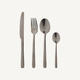 Cutlery in Steel with Black Finish (Set of 24)