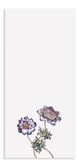 Anemone Notepad Shopping List - 21x10cm