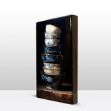 Artwork - Stack of Delft blue bowls nr1