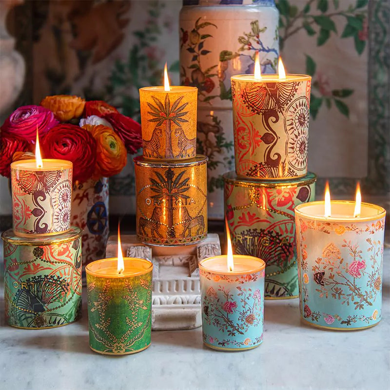 Decorated Candle 380g - Fico d'India