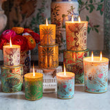 Florio Collection; Decorated Candle Large